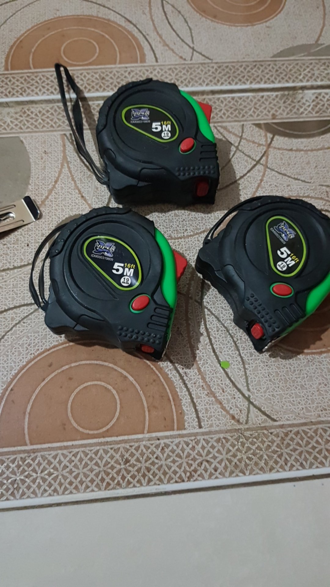 Meteran 5m Meteran 5 M Roll Lapis Karet / Meteran Tukang 5 Meter