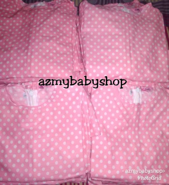 Size 246 Gamis Anak Baju muslim perempuan katun Ruffle / rempel