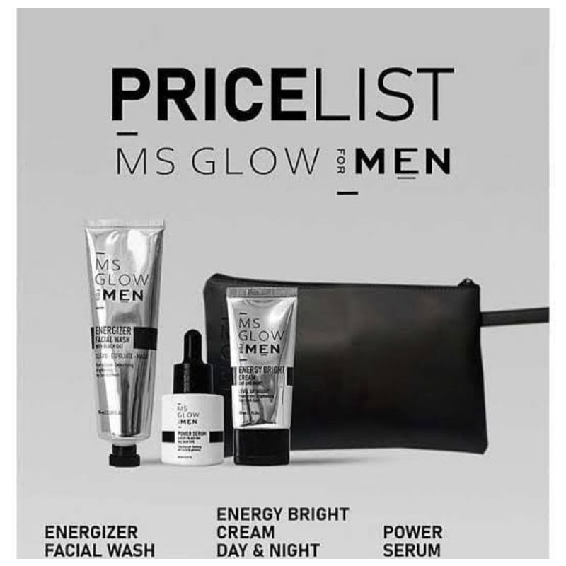 MS GLOW MAN MEN PAKET BASIC