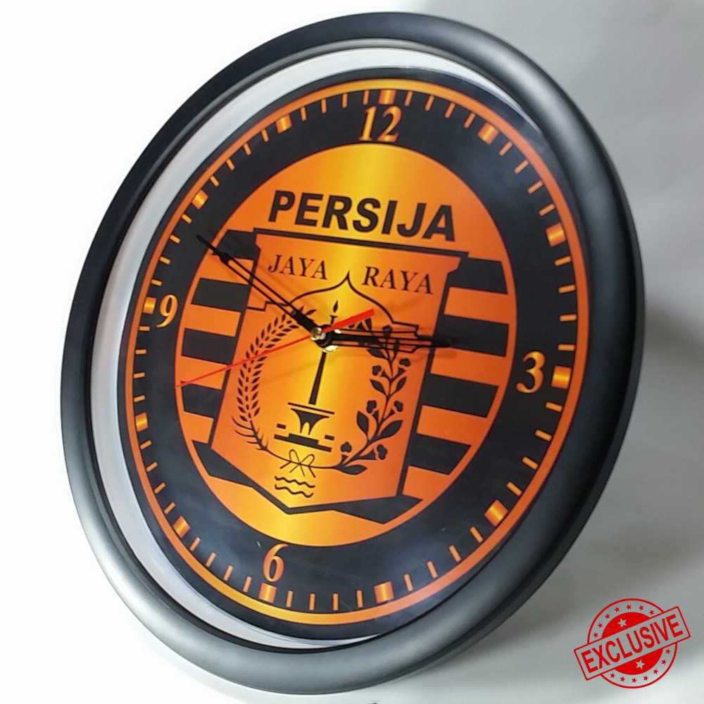 (ISTIMEWA BOSSQUE) JAM DINDING CUSTOM PERSIJA TIPE-1