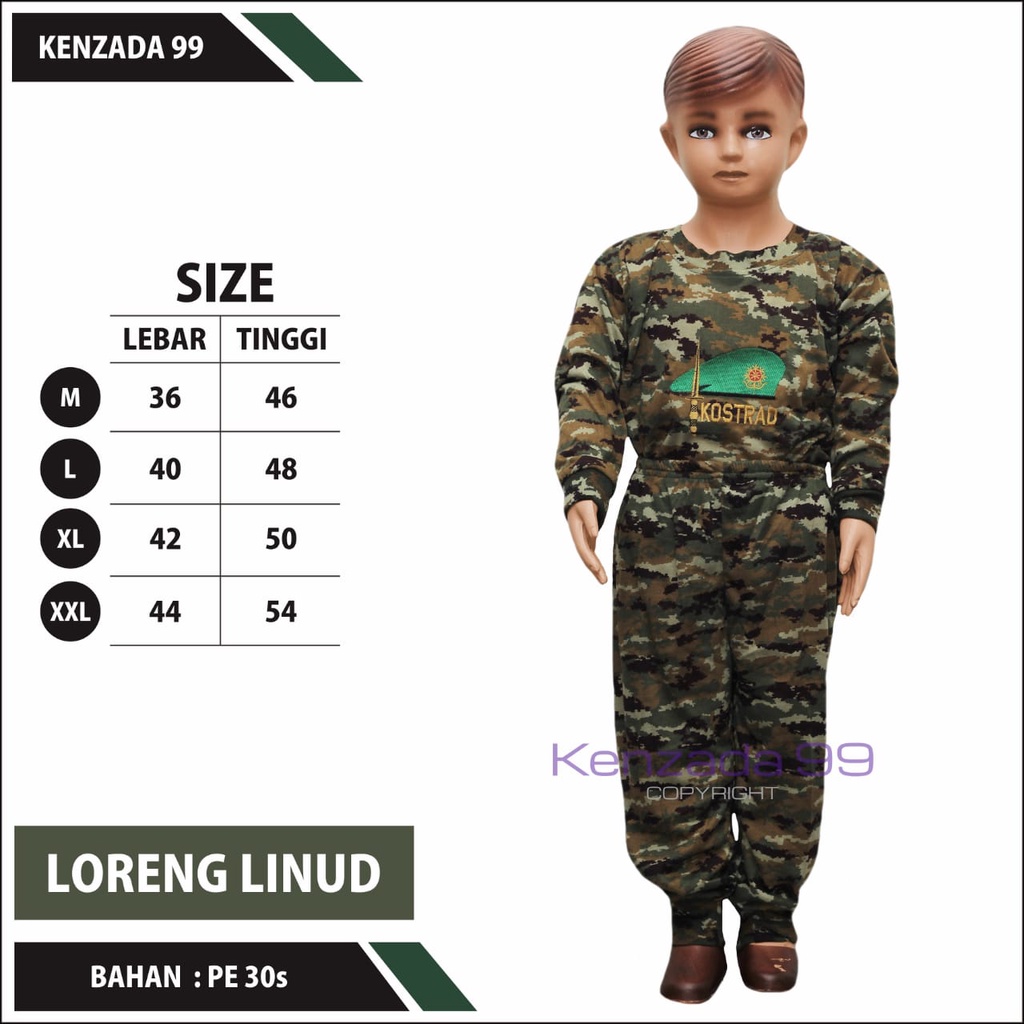 [COD]SETELAN ANAK BAJU LORENG BRIMOM LINUD NKRI MALVINAS NAVY SEAL MARVAT GURUN ACCUPAT