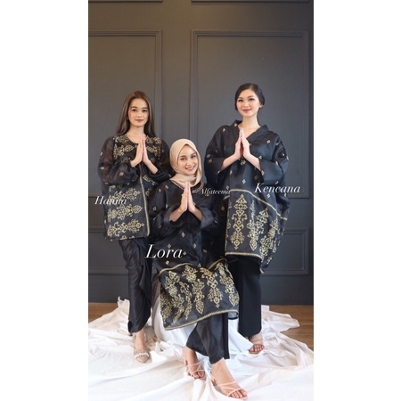 LORA TUNIC ORGANZA BORDIR SULAWESI