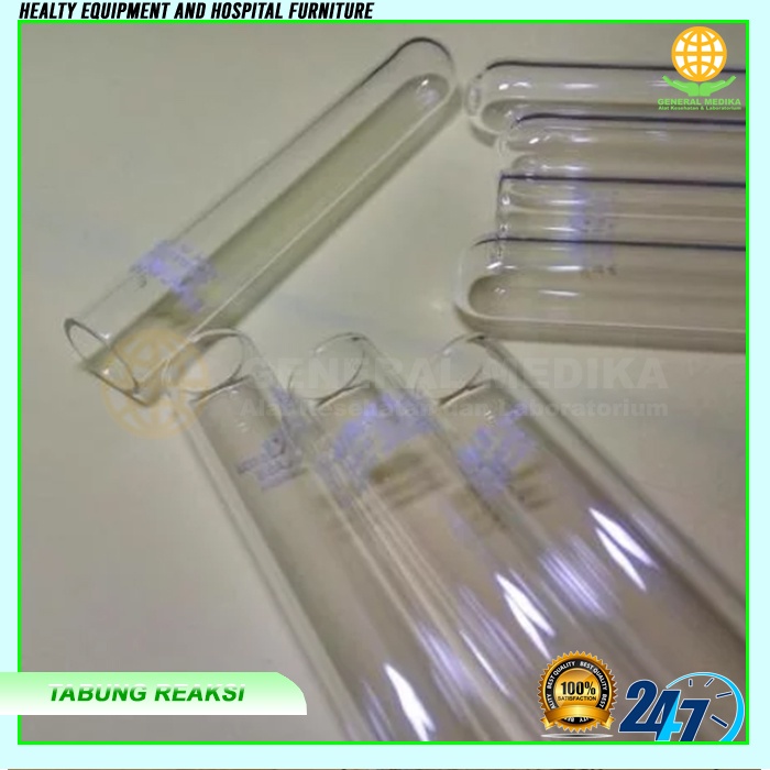 Tabung Reaksi 12ml 16x100mm Iwaki Pyrex Asahi | Test Tube Kaca