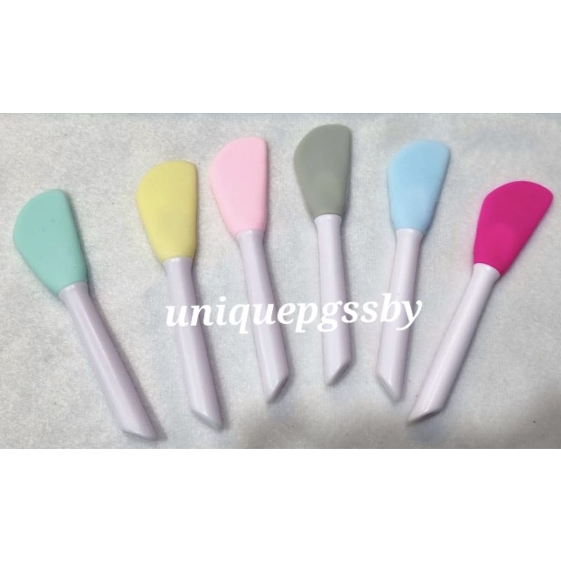 KUAS MASKER SPATULA SILIKON PENDEK