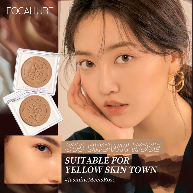 Focallure Full Coverage Bronzers Creamy Smooth Texture Contour #JasmineMeetsRose