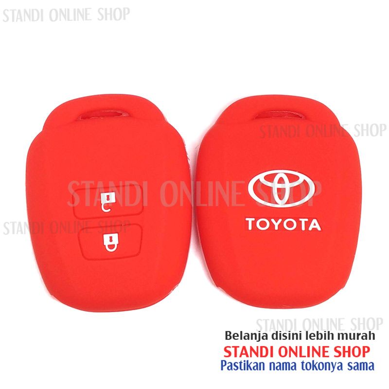 Silicone Remote Cover Sarung Kunci Keyshirt Toyota All New Yaris G E Sienta E