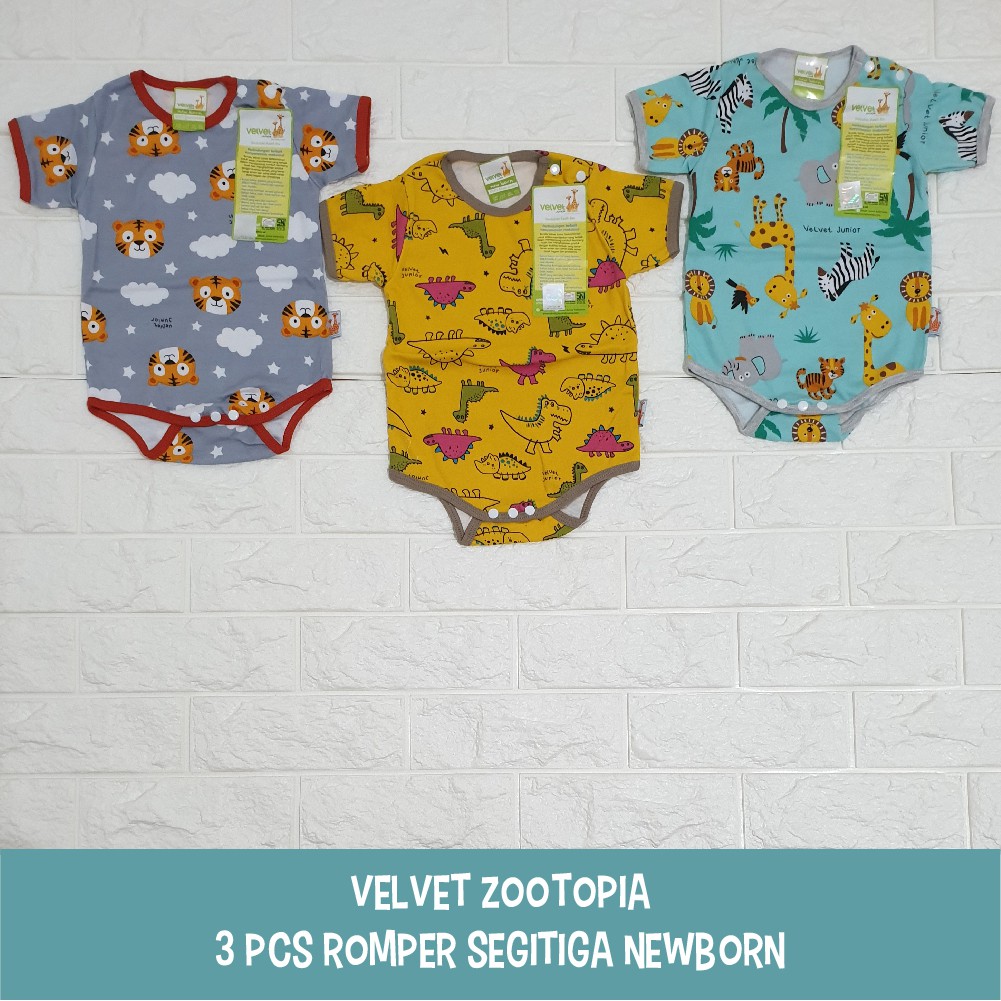 Velvet Junior Jumper Pendek (3 pcs)