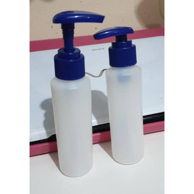 Botol plastik pump 100ml