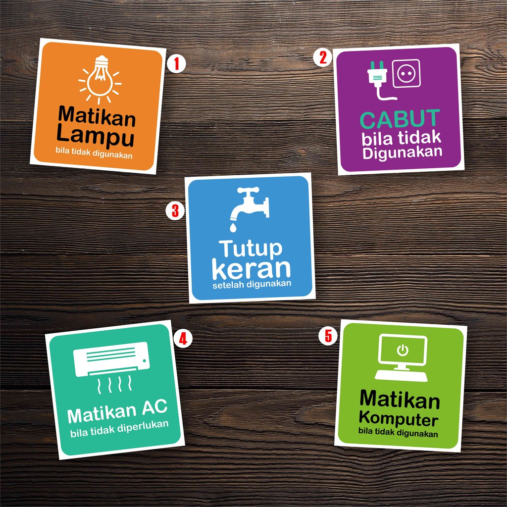 Sticker Waterproof Hemat Energi | Shopee Indonesia