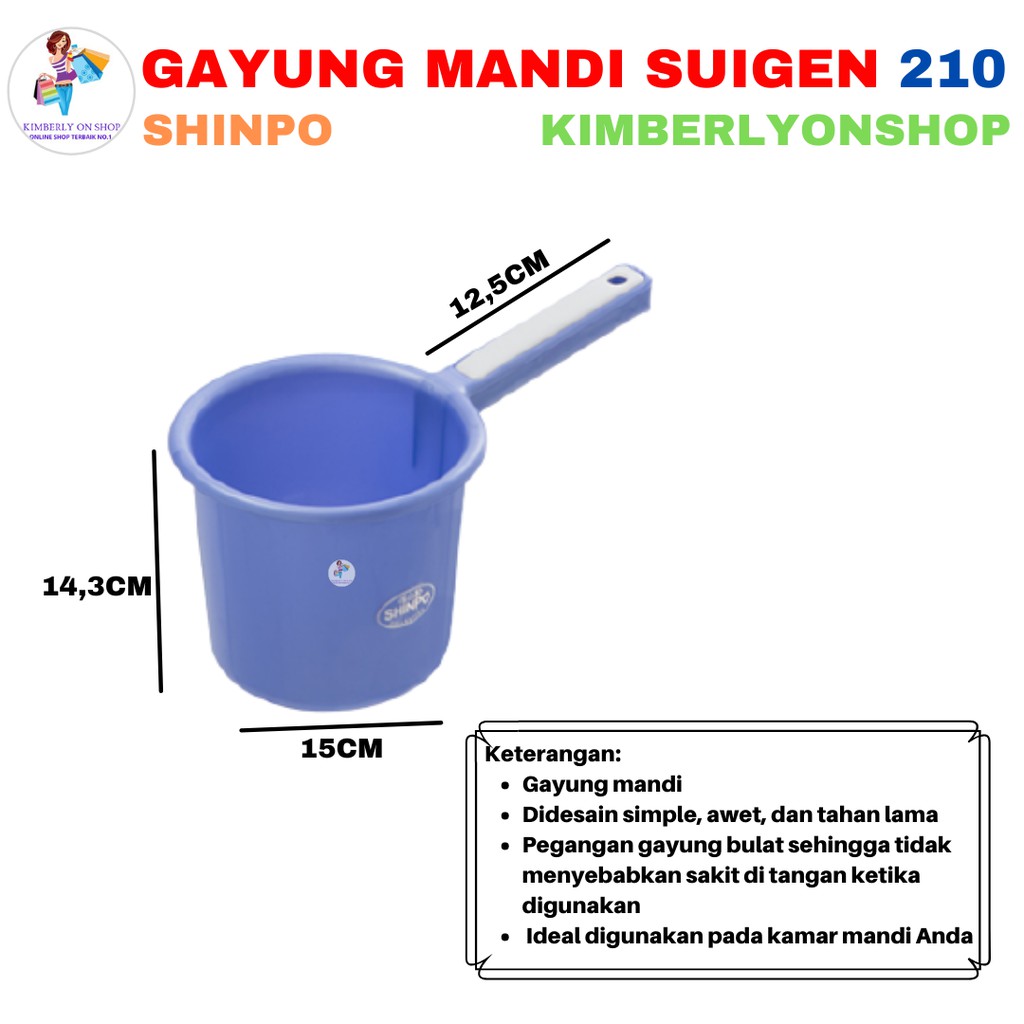 Gayung Air Mandi Shinpo Suigen 210