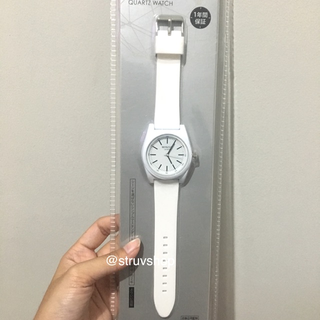 Miniso - jam tangan wanita / sillicone watch quartz