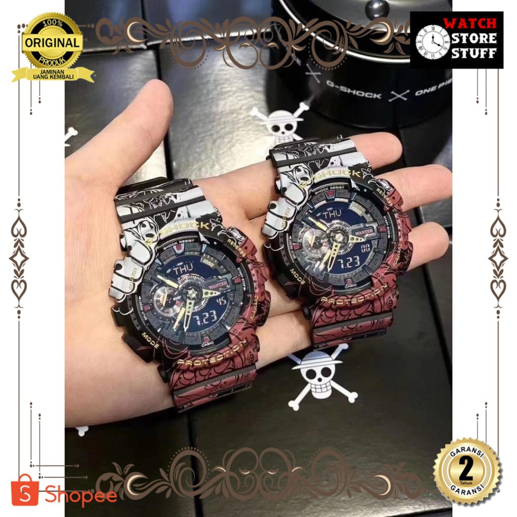 JAM TANGAN PRIA WANITA | RANTAI | KULIT | KARET | MURAH | PRIA LIMITED EDITION cas10 G-SHOCK ONE PIE