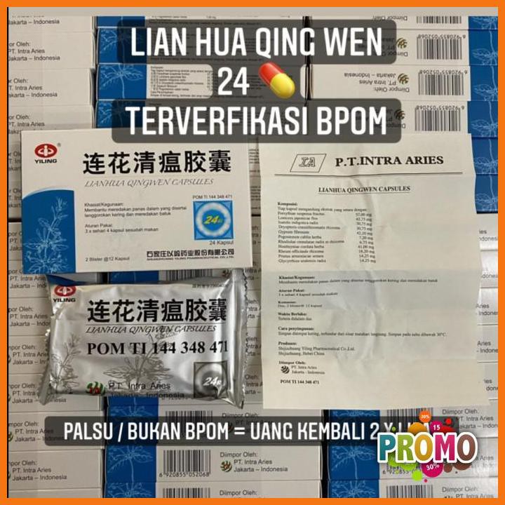 

DISKON - LIAN HUA QING WEN BPOM ASLI 100 %