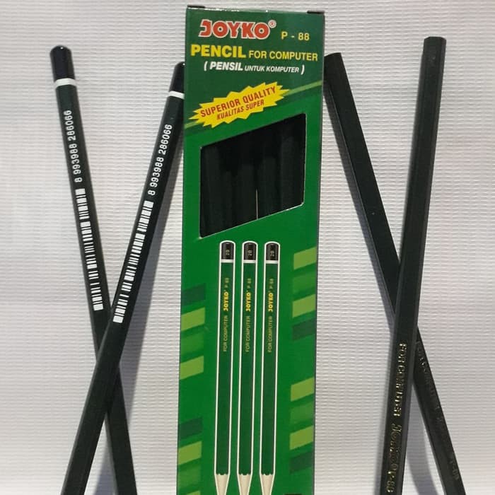 Pensil 2B Joyko P-88 Terbaca Untuk Komputer Harga 1 Pcs