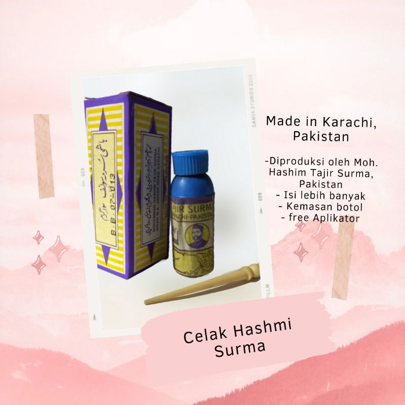 Celak Bubuk Hashmi Surma Original Pakistan/Celak Bubuk/Celak Hashmi Refill