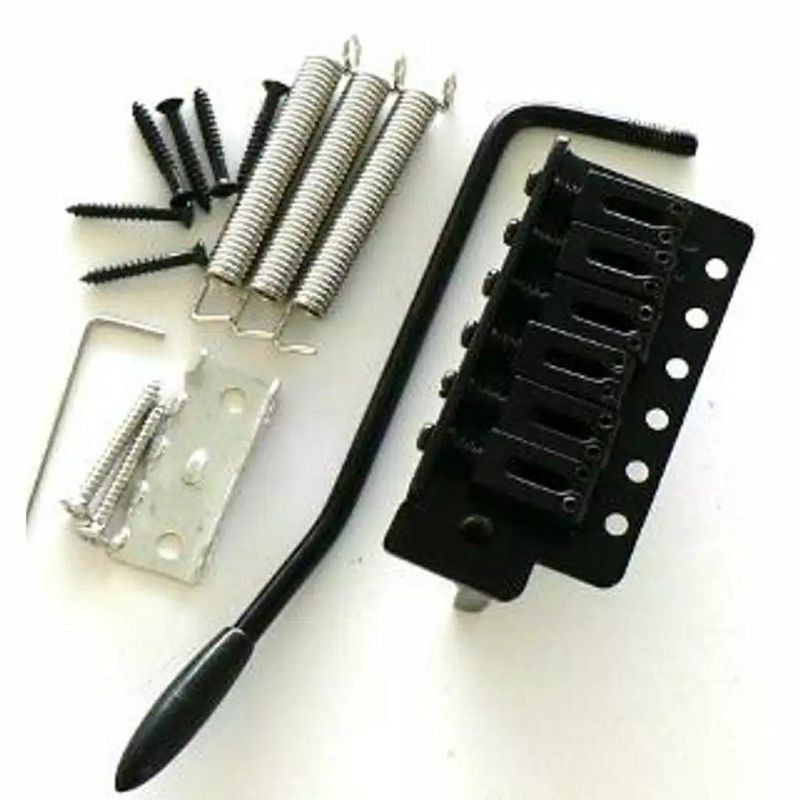 Bridge Tremolo Gitar Basic on Fender Semi Updown Hitam Black