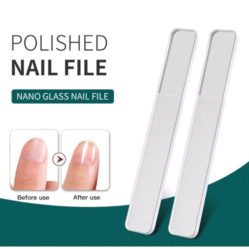 KIKIR KUKU MANICURE KACA PENGKILAP GLASS NAIL SHINNER