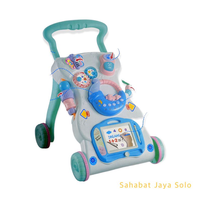 MAINAN ANAK CHILDREN MUSIC WALKER / MUSIK ANAK BERJALAN