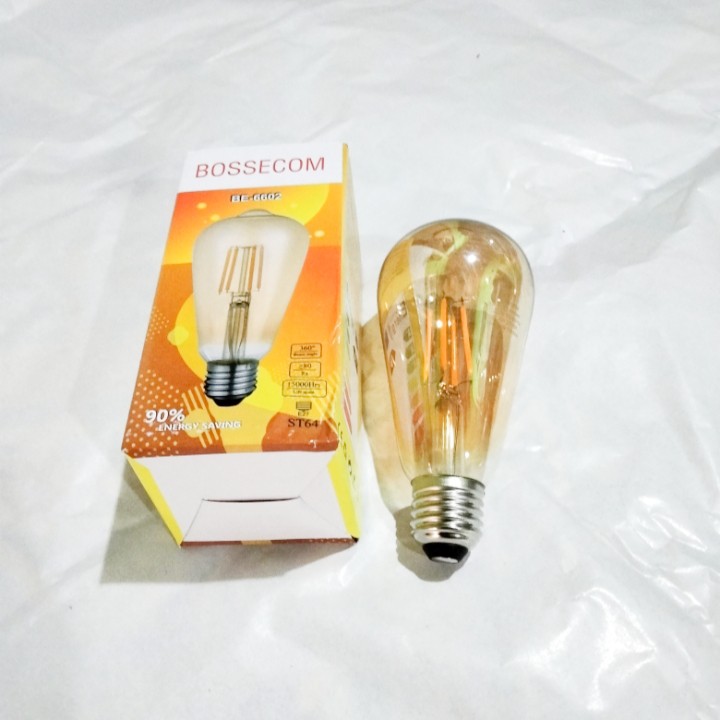 bohlam lampu hias led 4w warna kuning untuk cahaya yang sederhana