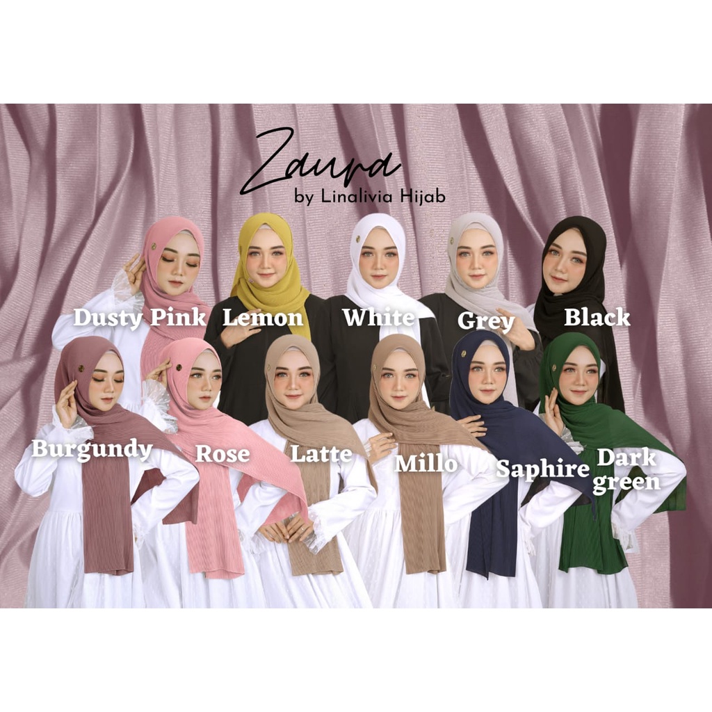 Zaura Plisket by Linalivia Hijab