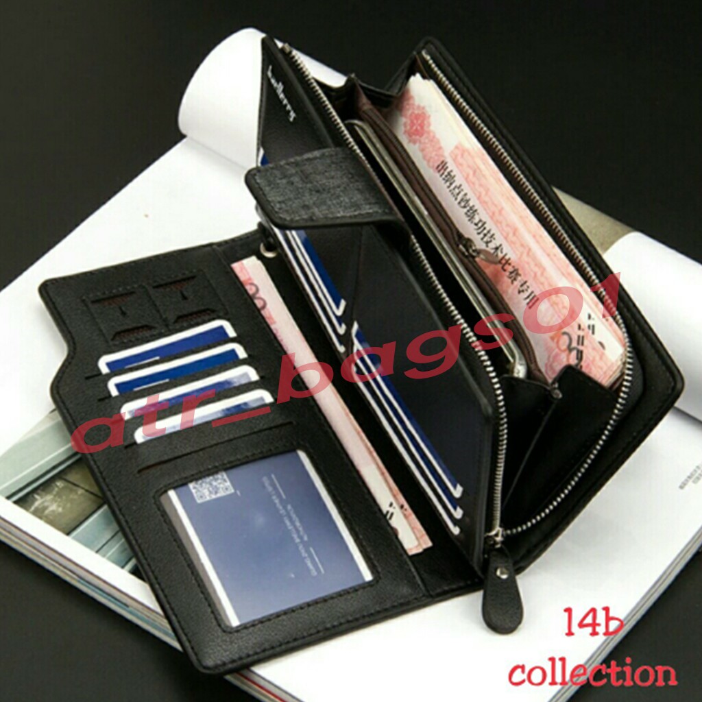 (BERGARANSI) Wallet Ballery / dompet pria kulit / dompet pria panjang / dompet panjang