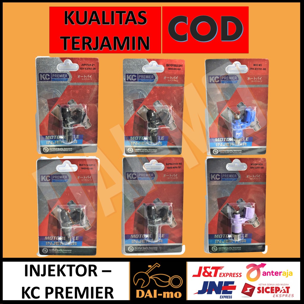 [BERBAGAI MOTOR] Injektor Motor Injeksi Merk KC Premier/ Injector Motor/ Sparepart Motor Injeksi