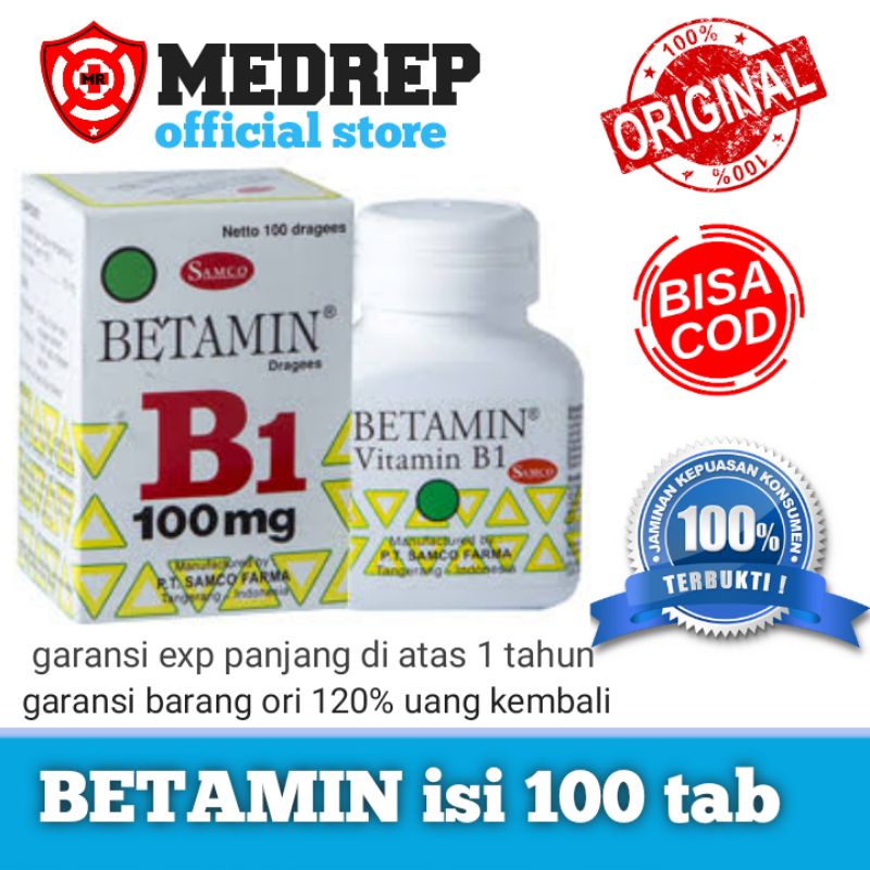 vitamin b1 100mg betamin alinamin