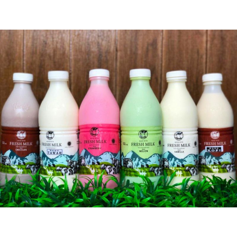 Jual Susu Sapi Murni Nandhi Ganesha 1L Ori Batu Malang / Fresh Milk
