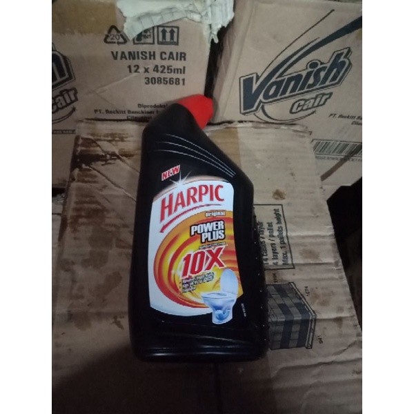 harpic power plus 450ml botol hitam