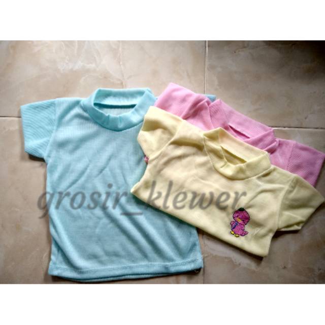 12 pics Kaos oblong bayi bahan salur//kaos oblong bayi murah