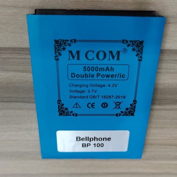 baterai mcom bellphone typ bp100 double power