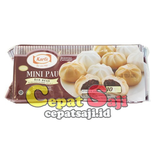 

Kart's Pau Mini Red Bean / Roti Pau Mini Kacang Merah 250 gr