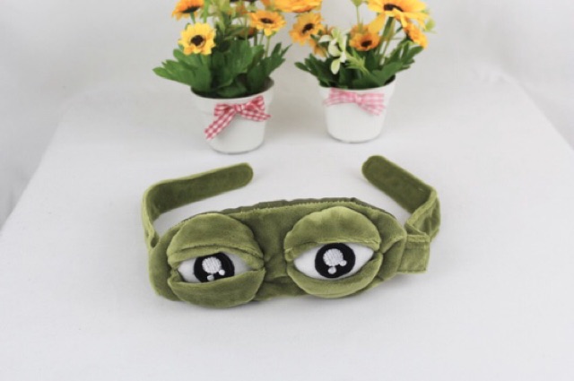 IMPORT Sleep Mask Frog 3D penutup mata travel