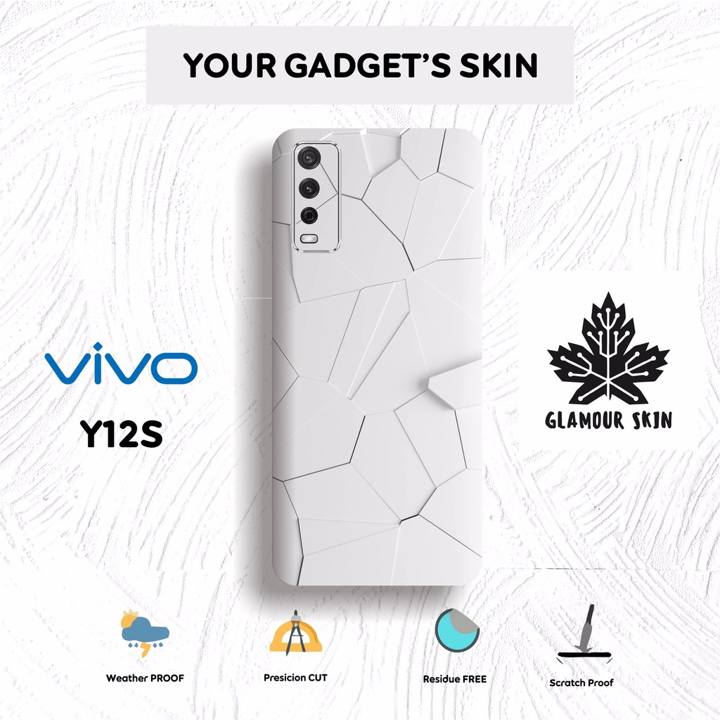 *2PCS* VIVO Y12S Garskin Case/Stiker Protector Free Custom & COD