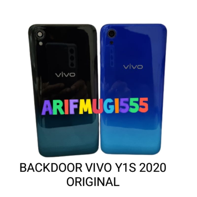 BACKDOOR BACKCOVER KESING CASING HOUSING VIVO Y1S 2020 TUTUP BELAKANG ORI