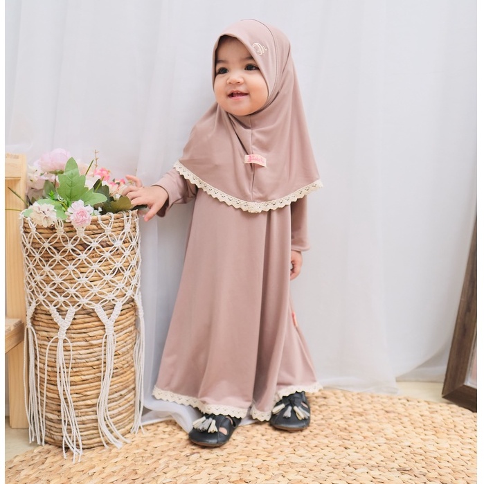 HONEYBLOSSOM gamis bayi perempuan 0 6 bulan / gamis bayi perempuan cantik alesha