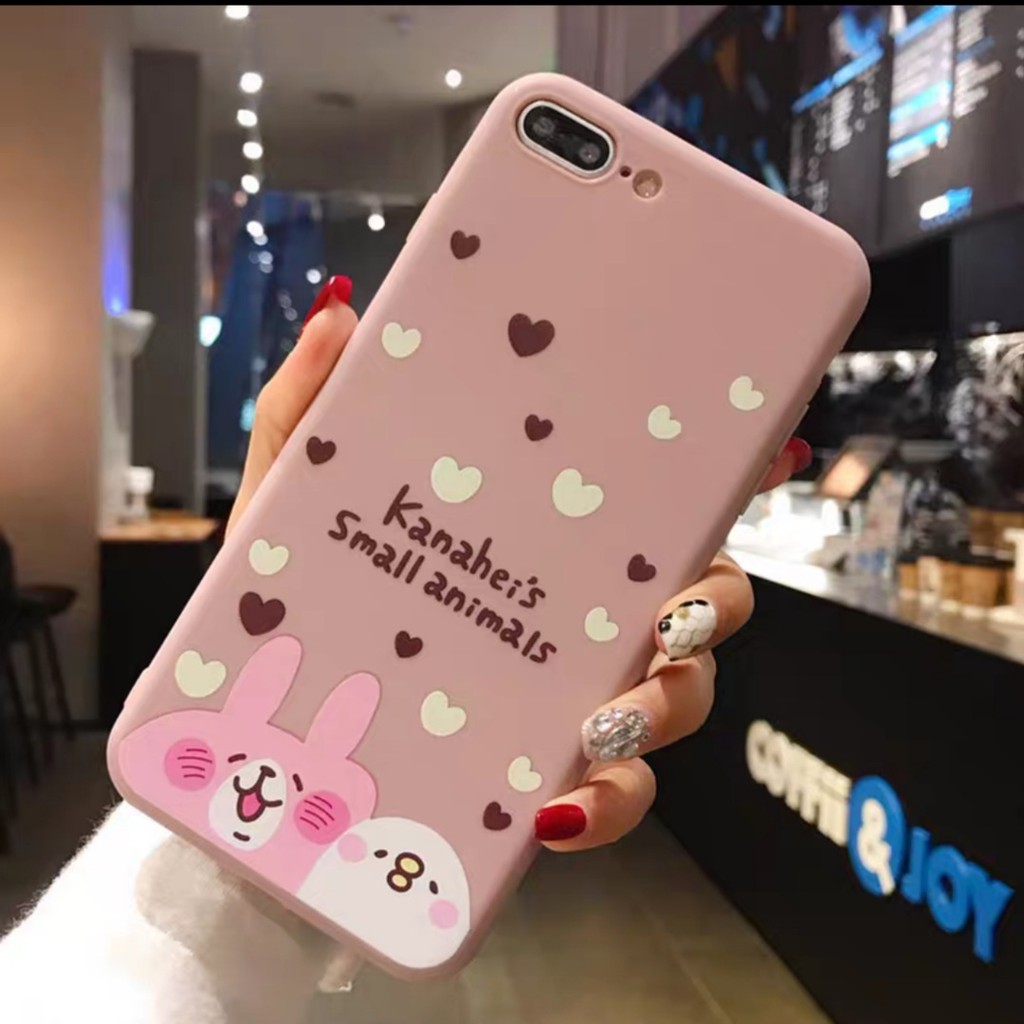 Case Pink Bunny Oppo A52 A92 Vivo Y91 Y93 Y95 Y12 Y15 Y17