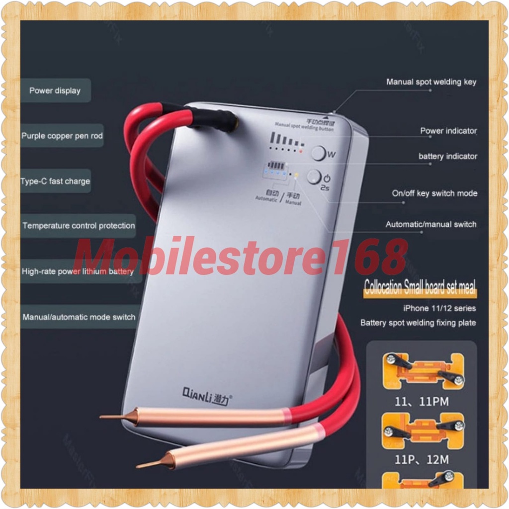 Jual PORTABLE SPOT WELDING MACHINE QIANLI OUTPUT SPOT WELDING PEN / SOLDERING SPOT STATION