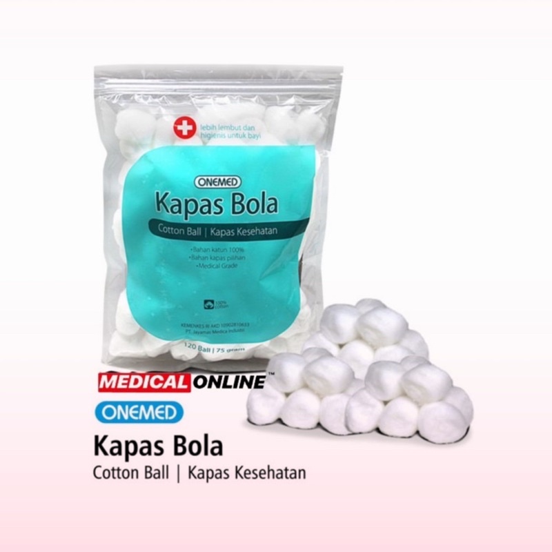 KAPAS BOLA KAPAS KESEHATAN ONEMED MEDICAL ONLINE MEDICALONLINE