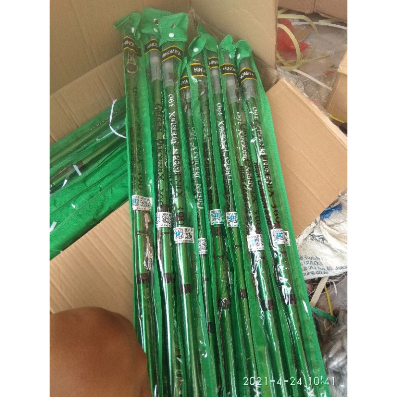 Joran Hinomiya Green Phonix 360&390 packing pipa PVC