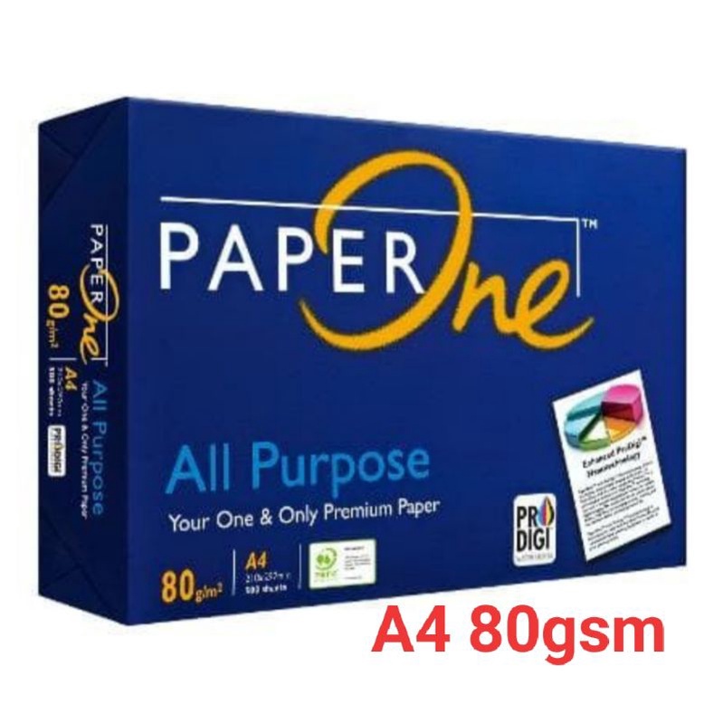 

Kertas HVS Prin & Poto Copy A4 80 GSM PAPER One 1 Rim jaminan Kualitas