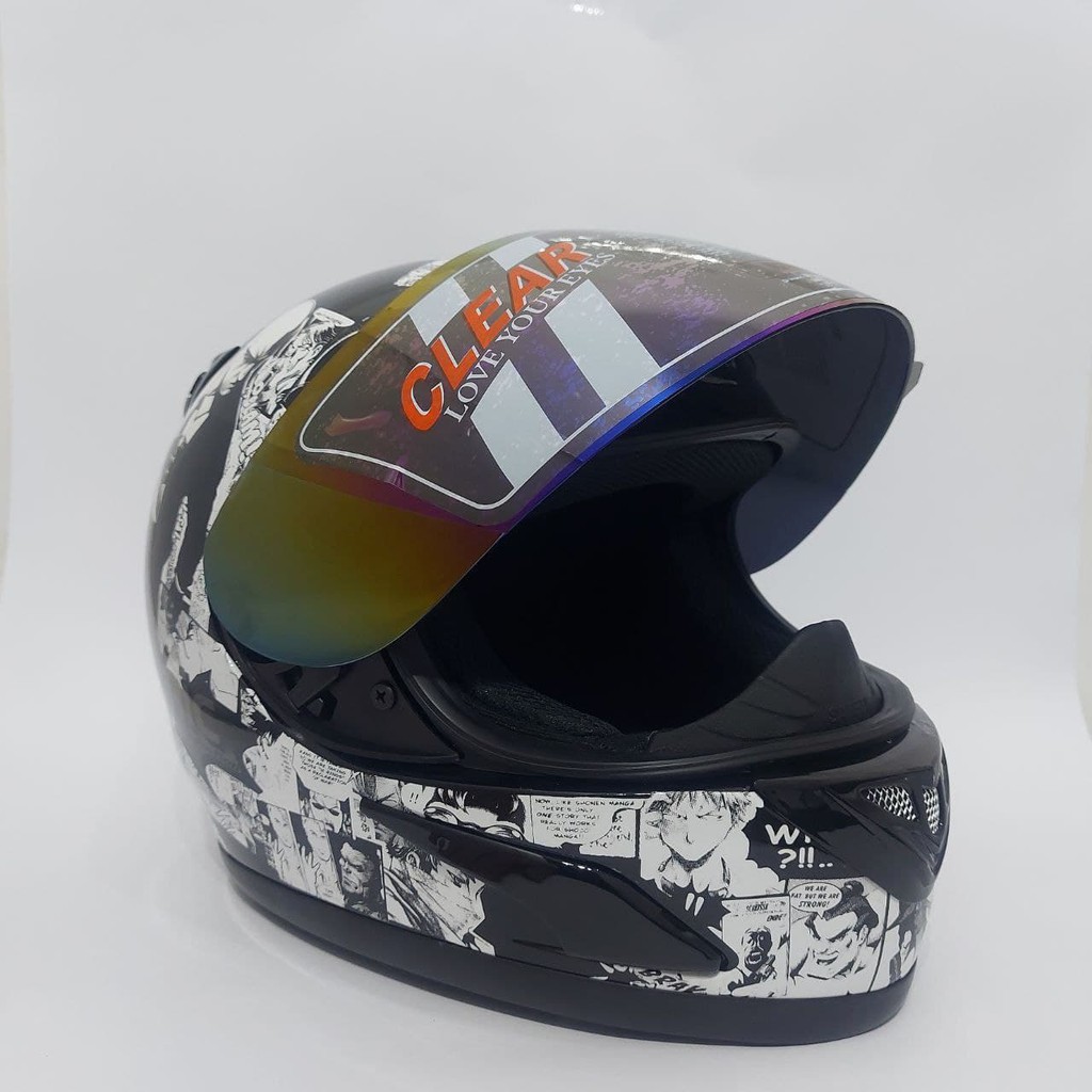 Helm Full Face Murah JPN Original SNI Dewasa Komik