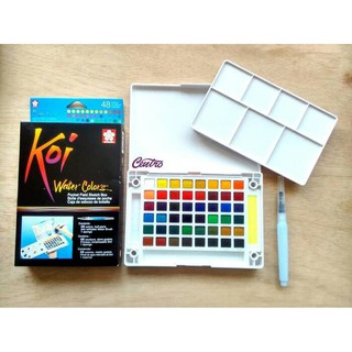 Sakura Koi Watercolors Water Color Cat Air 12 18 24 30 36 48 72 Warna Colors Watercolor Colours