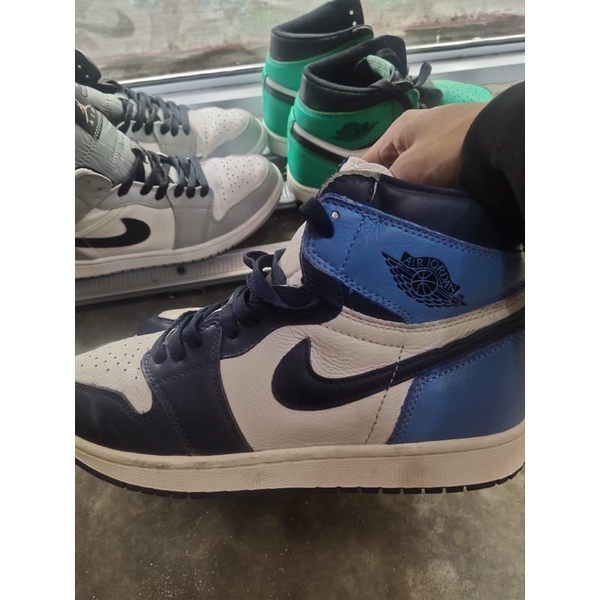 Nike air jordan 1 high obsidian blue second