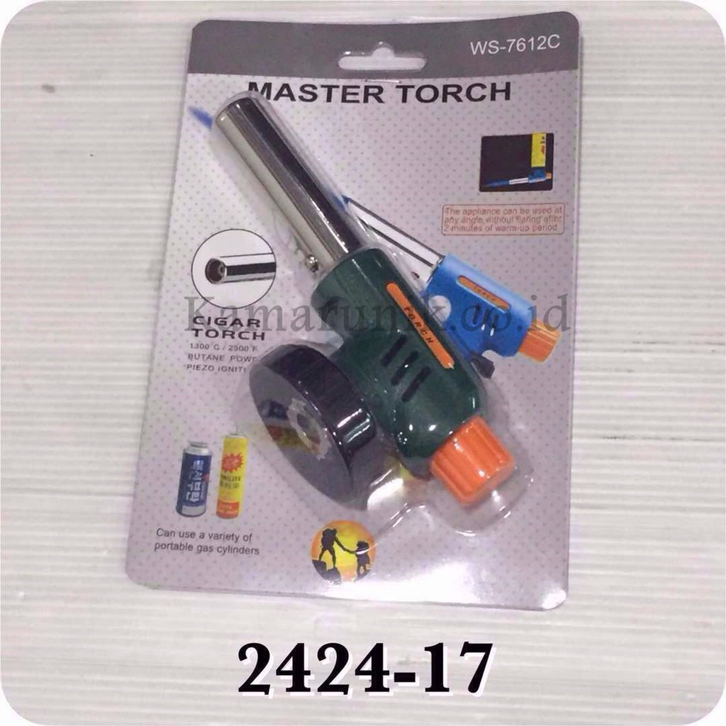 New Item! MASTER TORCH WS 7612C, KEPALA GAS PORTABLE BLOW TORCH Baru!