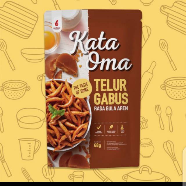 

Kata Oma telur gabus (gula aren)