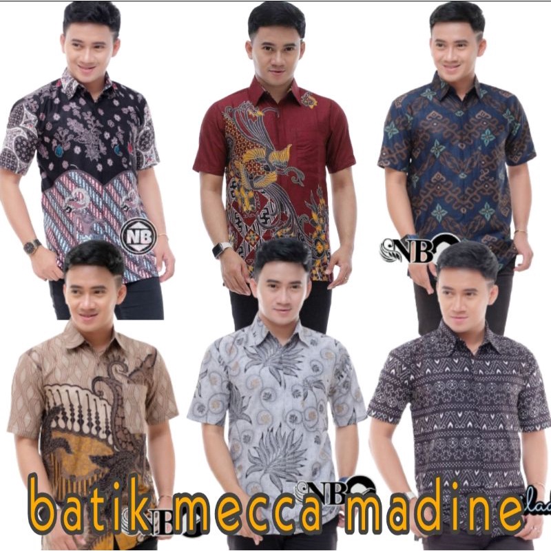 M, L, XL, XXL, XXXL, XXXXL, XXXXXL HEM KEMEJA BATIK PRIA LENGAN PENDEK