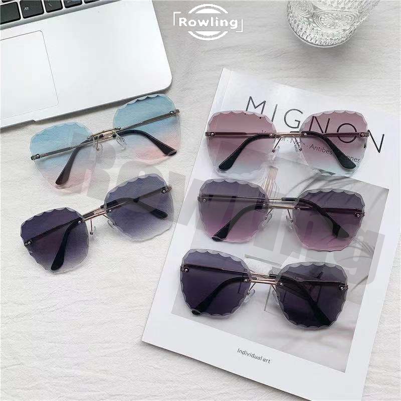 Rowling(ka-66)Sunglasses  Kacamata Hitam Metal No frame Women Sunglasses New Arrival Import Kacamata Fashion