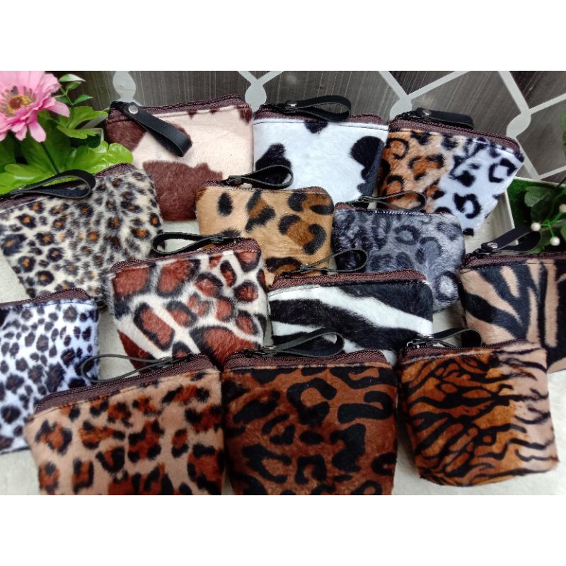 Dompet koin leopard/dompet koin macan