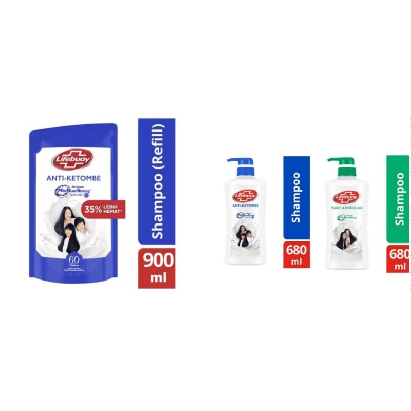 Lifebuoy Shampo 680ml / 900ml